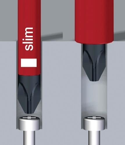 Wiha Wechselklingensatz slimBit Pack 7tlg. Torque/Schlitz/Phillips/Prozidriv - 36079
