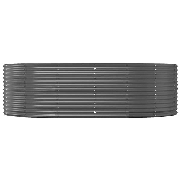 Rechteckiges Hochbeet aus Metall