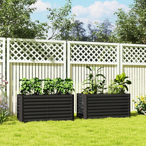 Detailansicht eines Hochbeets mit Sicherheitskante zur Vermeidung von Verletzungen