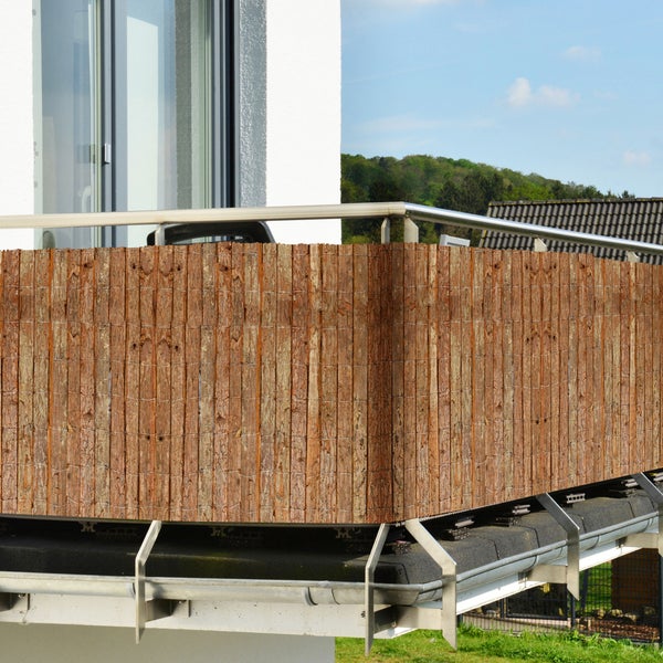 Sol Royal SolVision R63 Sichtschutzzaun 90x300cm Rinde