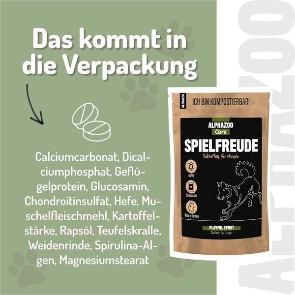 alphazoo Spielfreude Tabletten 180g
