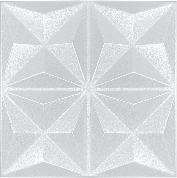 Polystyrol XPS Styropor 3D Paneelen Deckenpaneelen Dekoren 50x50cm 3mm stärke Origami Weiß