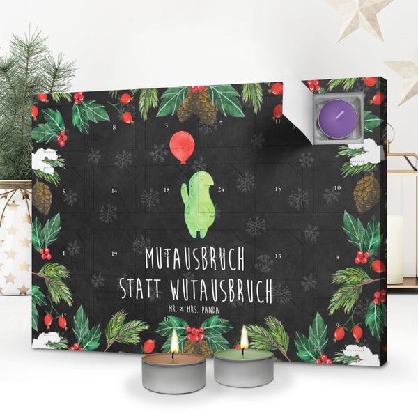 Mr. & Mrs. Panda Duftkerzen Adventskalender Schildkröte Luftballon - Schwarz
