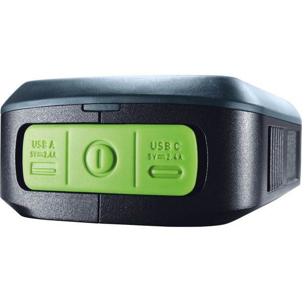 Festool Powerbank mit USB A und USB C Anschluss