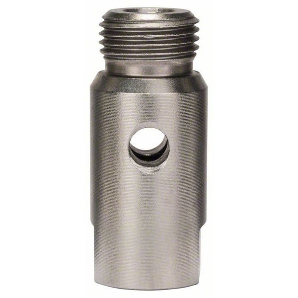 Metalladapter mit Gewinde und Loch