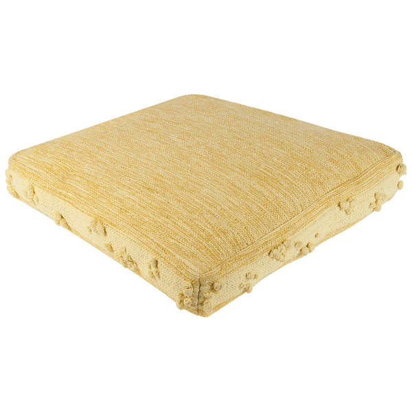 Pouf CLONE Baumwolle Gelb 60 cm 60 cm 12 cm