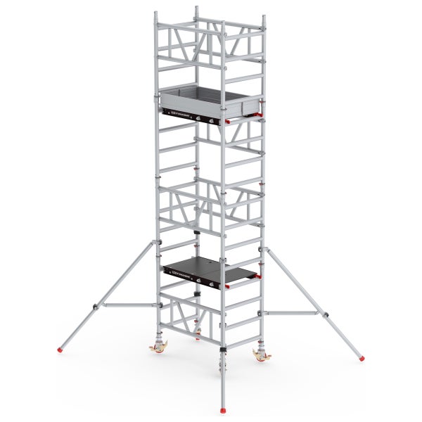 Altrex MiTower 1-Personen-Gerüst Aluminium mit Fiber-Deck Plattform 0,75x1,27m 5,20m AH