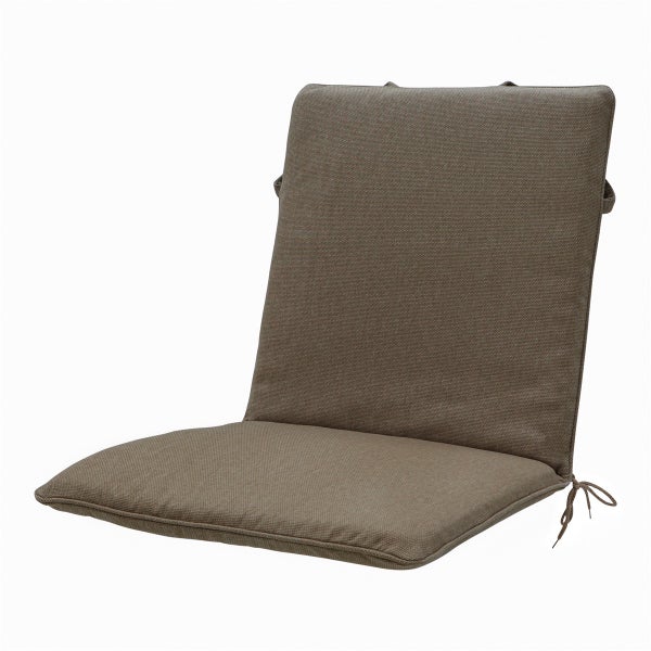Stuhlauflage Stapelstuhl Taupe Canvas Eco+ - Ca. 97x49 cm - 4er-Set