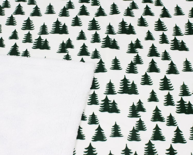 Decke mit Tannenbaum Muster