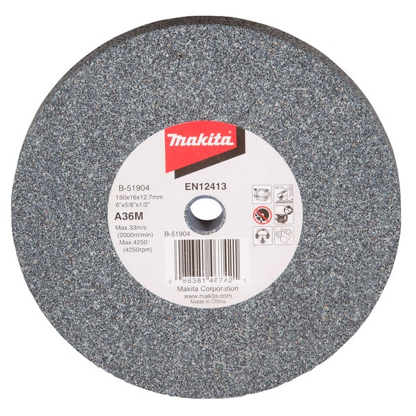 Makita Schleifstein A36M 150x16x12,7 - B-51904