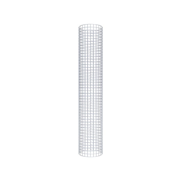 Gabionensäule Durchmesser 42 cm MW 5 x 5 cm rund - Höhe: 230 cm