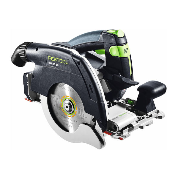 Festool HKC 55 EB-Basic Akku Handkreissäge 18 V 160 mm Brushless ( 576163 ) + 2x Akku 4,0 Ah + Ladegerät + Systainer