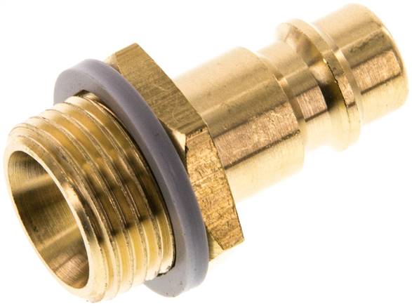 Kupplungsstecker (NW7,2) G 3/8(AG), Messing