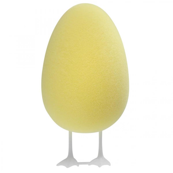 Dekorative Figur in Eiform mit Füßen