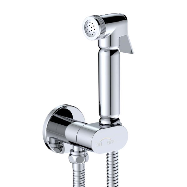 Bidet-Brausegarnitur mit Wandhalterung
