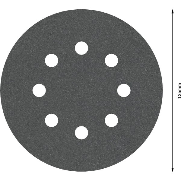Schleifpapier mit Löchern, Körnung P320