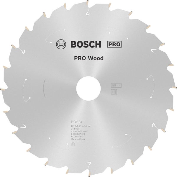 Bosch Pro Holzsägeblatt mit 216 Millimeter Durchmesser