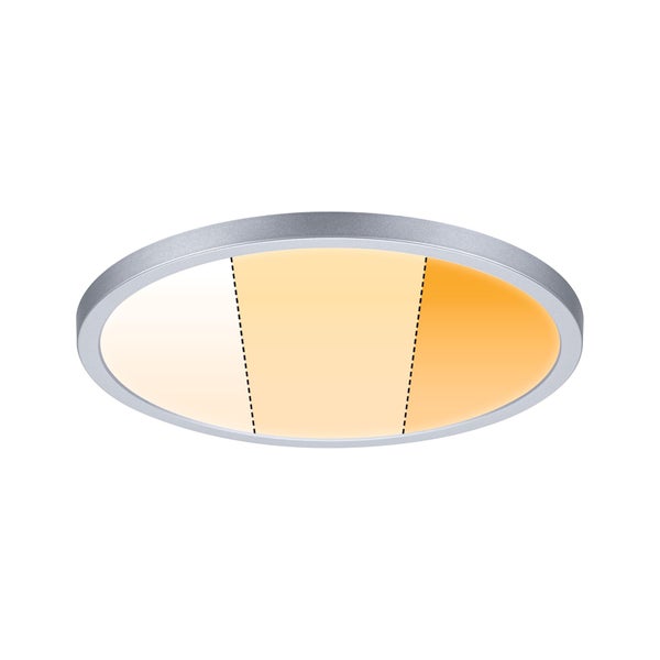 VariFit LED Einbaupanel Dim to Warm Areo IP44 rund 230mm 16W 1400lm 3 Step Dim to warm Chrom matt dimmbar