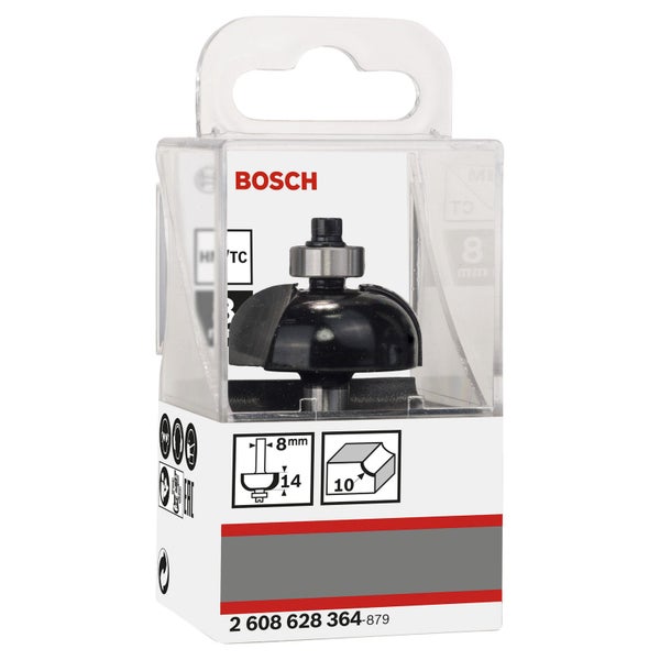 Bosch Hohlkehlfräser + Zapfen 8 x 32,7 x 55 - 2608628364