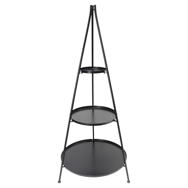 FRANK FLECHTWAREN | Etagere Klassik, METALL, 52 x 52 x 129 cm