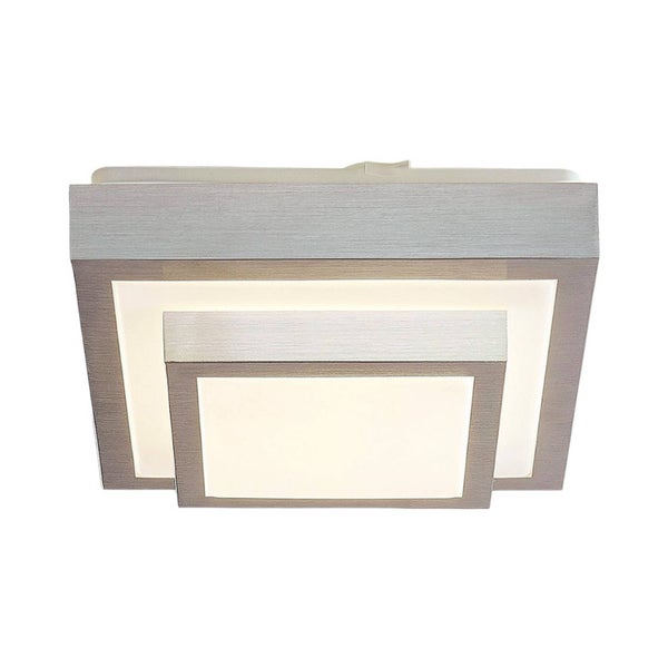 Lindby LED Deckenleuchte Mirco (Modern) in Alu aus Metall (1 flammig, ) - Lampe Deckenlampe Wohnzimmerleuchte
