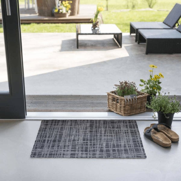 Akzente Feel Badematte mit Motiv in Grau Fußmatte 40 x 60 cm, rutschfest, saugfähig