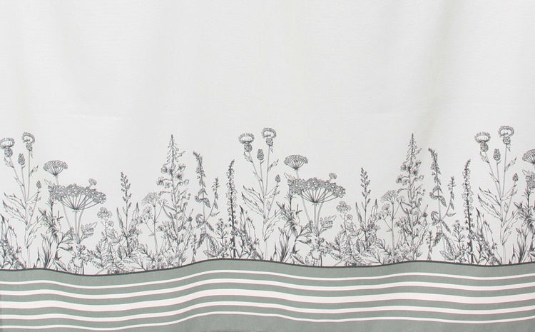 FRANK FLECHTWAREN|Vorhang Wiesenblumen, 140 x 220 cm, BAUMWOLLE, POLYESTER
