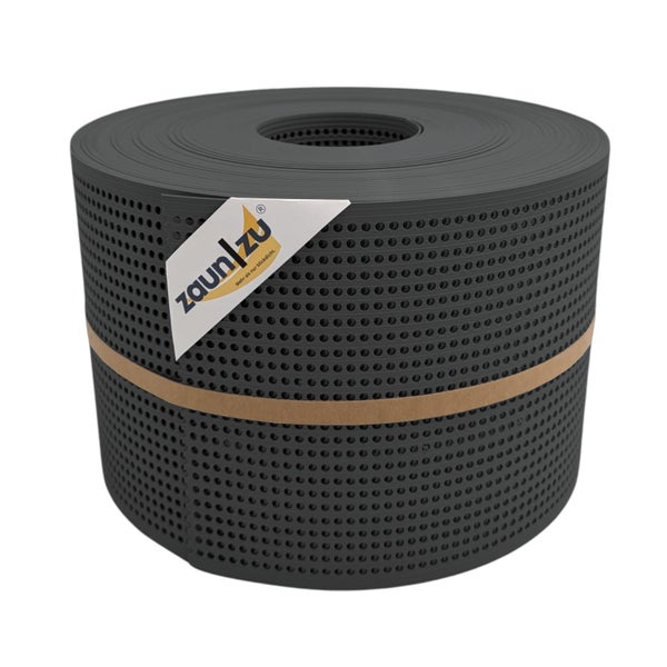 Zaunfolie Rolle mit Lochmuster und ZaunZu Logo