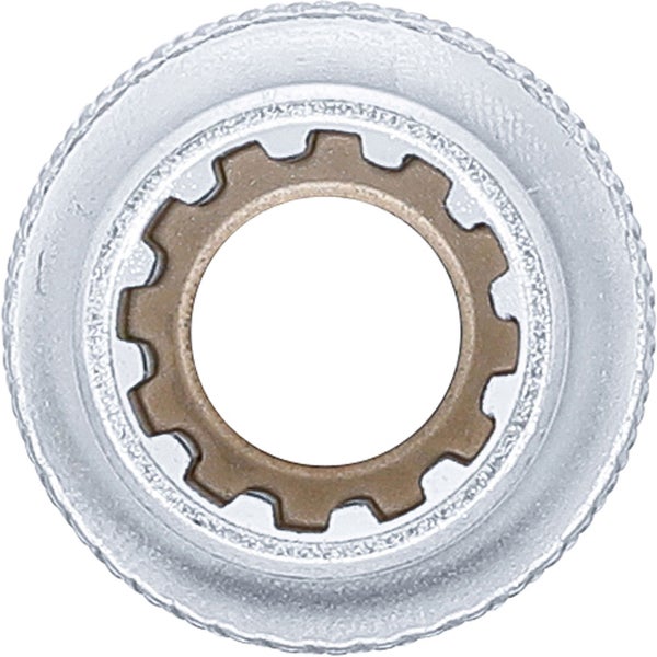 BGS Steckschlüssel-Einsatz Gear Lock Antrieb Innenvierkant 12,5 mm (1/2) SW 11 mm - 10211