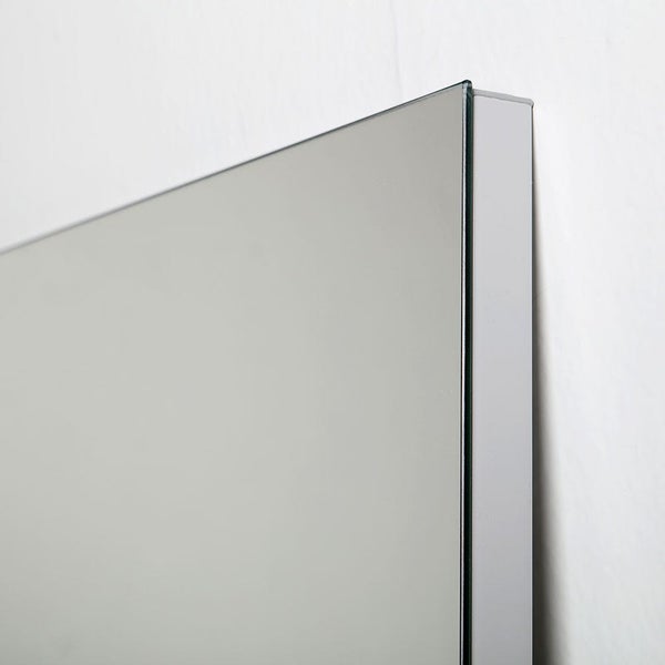 Spiegel mit Chromlampe 100x70 reversibel