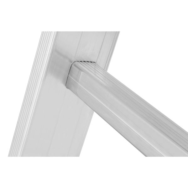 Detail einer Aluminiumleiter