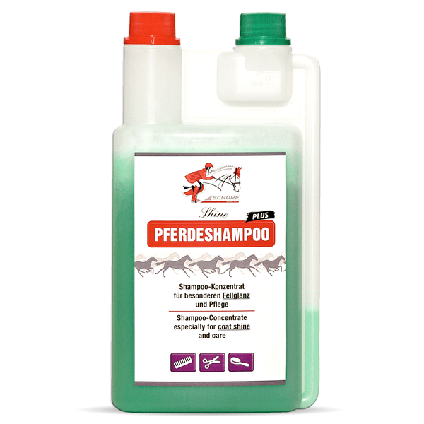 Schopf Pferdeshampoo Plus mit Fellglanz – Konzentriertes Shampoo für seidigen Glanz & gepflegtes Langhaar