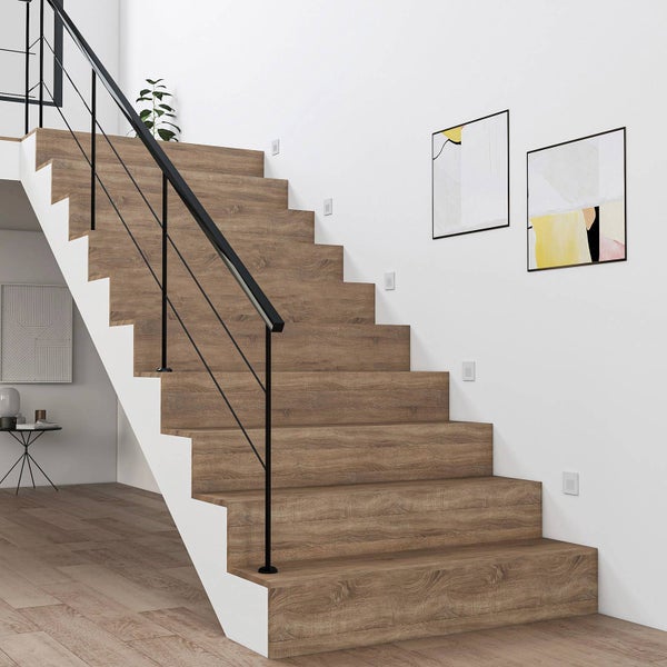 Arcchio LED Wandeinbaustrahler Vexi (Modern) in Weiß aus Aluminium (1 flammig, ) Wohnzimmerleuchte