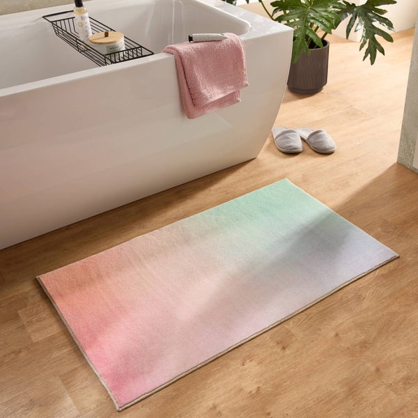 Farbenfrohe weiche Badematte Ariella Bunt 50x60 cm