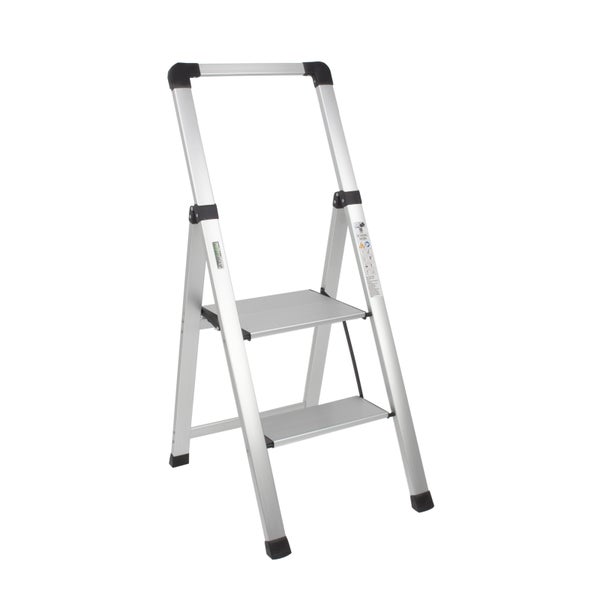 Aluminium-Trittleiter mit zwei Stufen