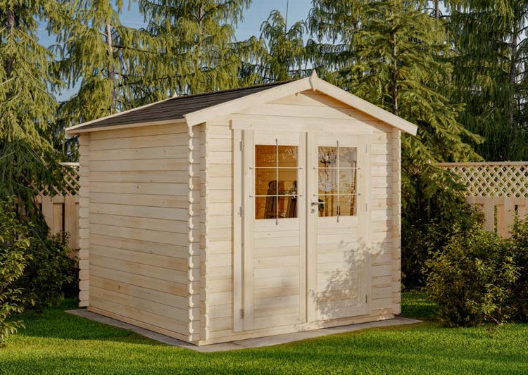 Alpholz Gerätehaus Volta Gerätehaus aus Holz, Geräteschrank mit 19 mm Wandstärke, Gartenhaus