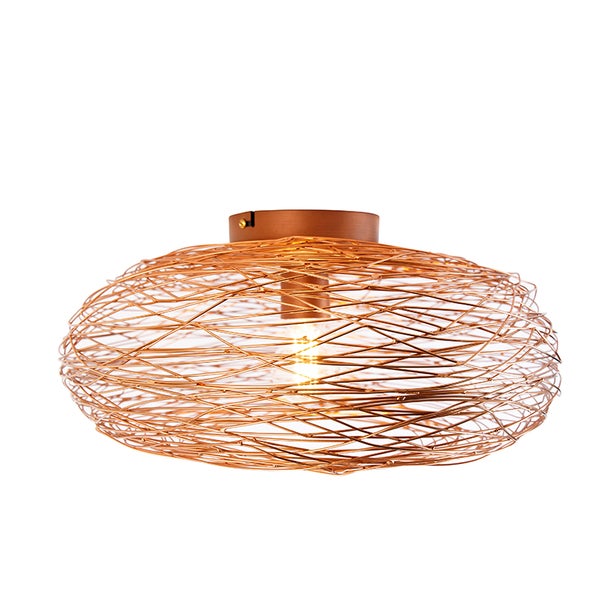 Deckenleuchte aus Metalldraht