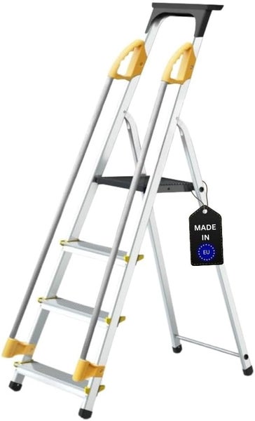Produktbild von Homewell Faltbare Trittleiter Aus Kohlenstoffstahl, Sicherheitsleiter 3