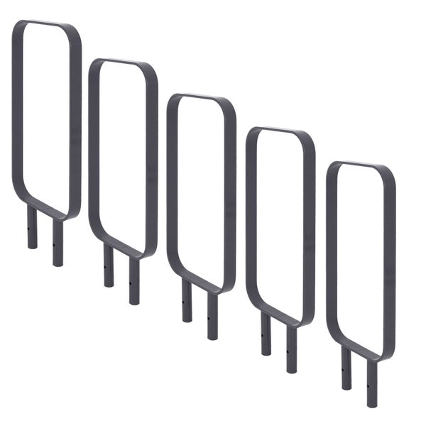 Fahrradparker aus Stahl in verschiedenen Höhen