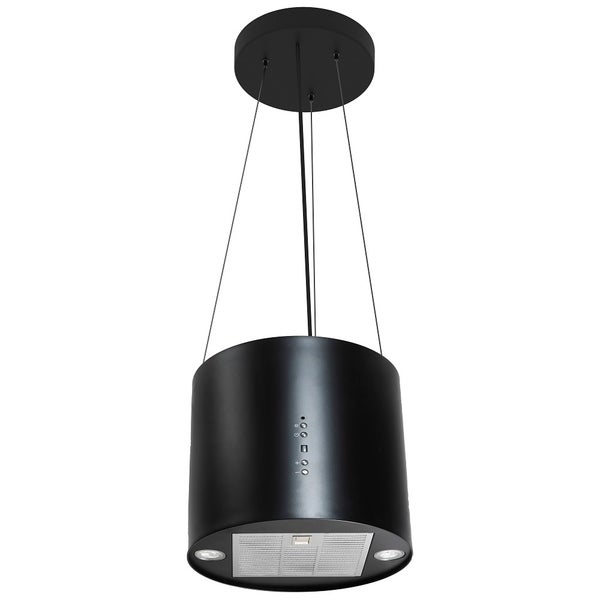 Hängende Dunstabzugshaube in zylindrischer Form für die Küche