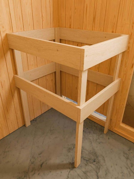 FinnTherm Saunahaus Pure aus Holz Gartensauna mit 38 mm Wandstärke Sauna Außensauna Pultdach