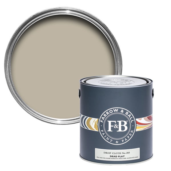 Farbdose Farrow and Ball Farbe Drop Cloth No 283 Dead Flat
