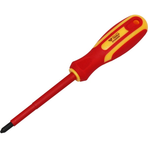 Brilliant Tools Schraubendreher mit Plusprofil PH2 x 100 mm und VDE Zeichen