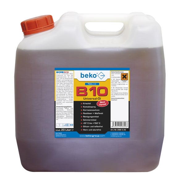 20 liter container Universalöl B10 von Beko