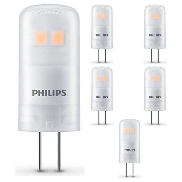 Philips LED Lampe ersetzt 10W, G4 Brenner, warmweiß, 115 Lumen, nicht dimmbar, 6er Pack