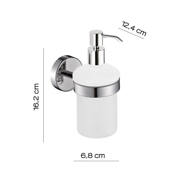 Seifenspender 180 ml aus Glas und Edelstahl | Loto
