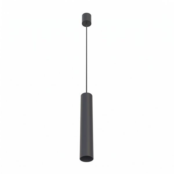 Moderne zylindrische Pendelleuchte mit schlankem Design zur Deckenmontage