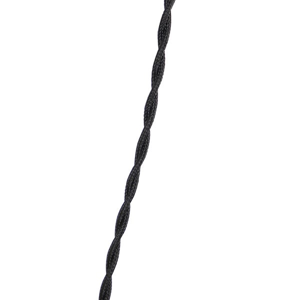 Schwarzes Textilkabel