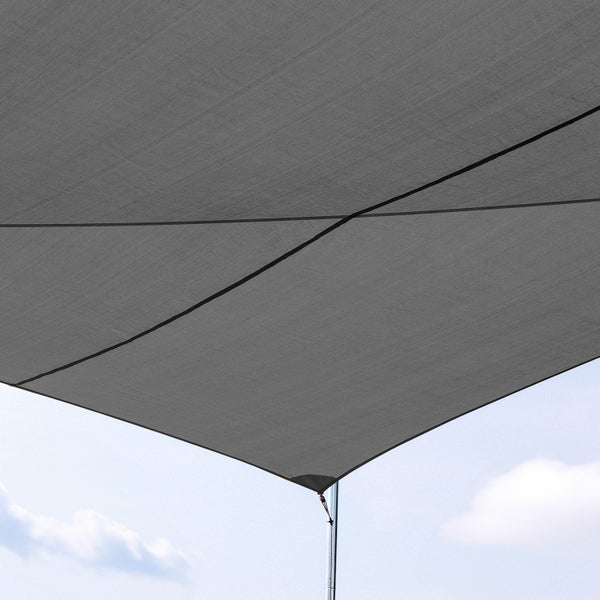 Sonnensegel Luftduchlässig Cloud Rechteck 300x400 cm - Maanta® Ez Breez