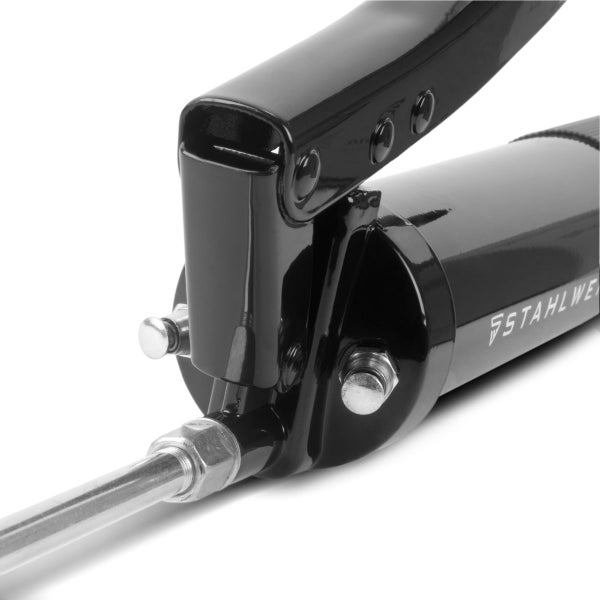 Stahlwerk Fettpresse, Detailansicht